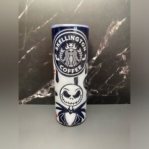 Jack Skellington Starbucks - 20 oz stainless steel skinny tumblers